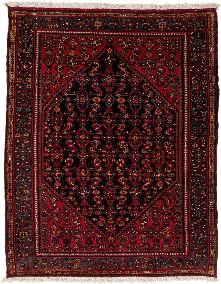 Detail image of 4' 4 x 7' 7 Zandjan Rug