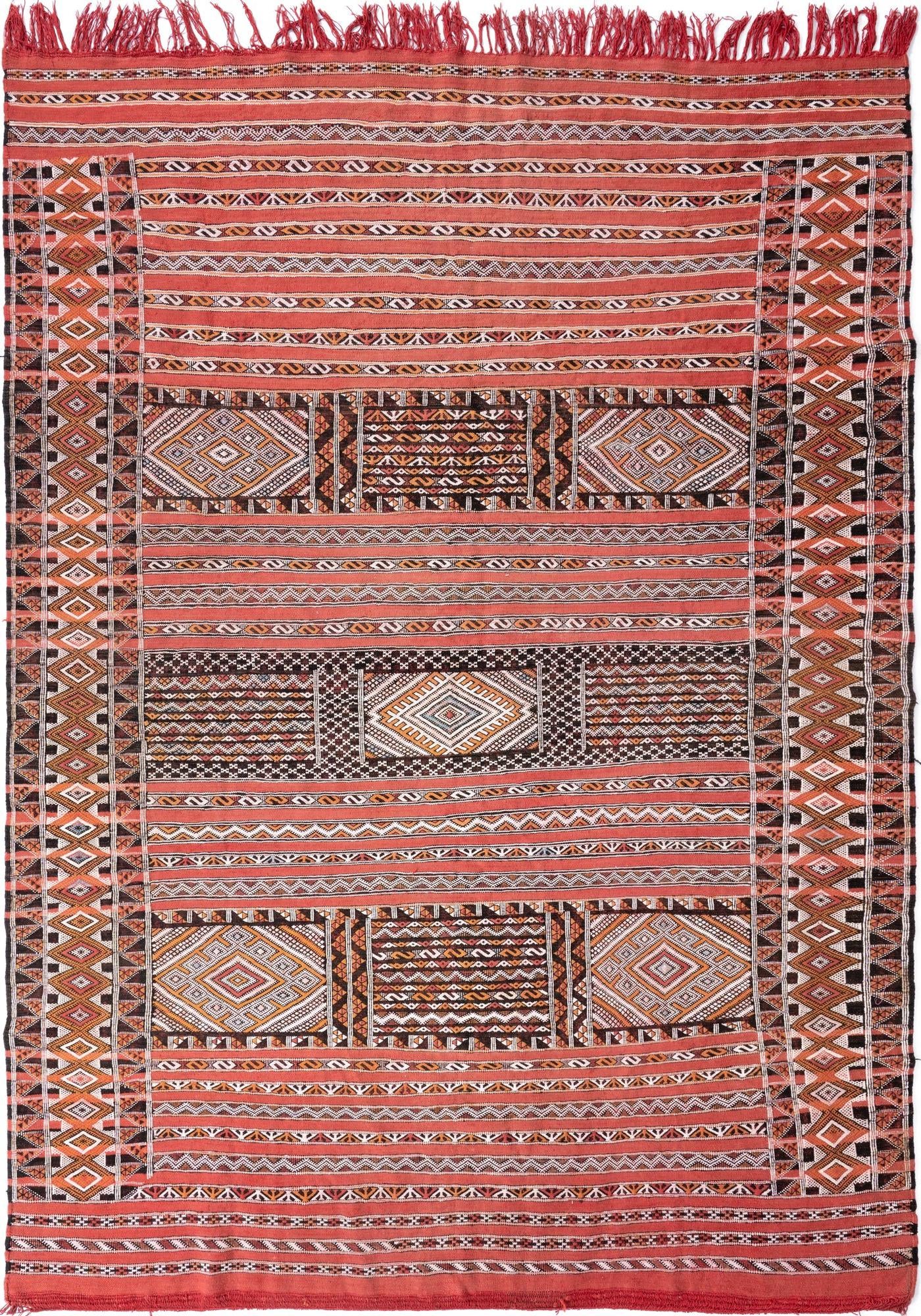 6' 11 x 9' 5 Zemour Kilim Rug