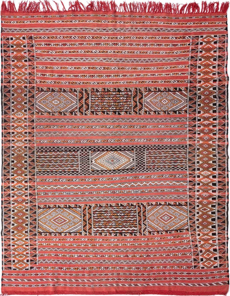 Detail image of 6' 11 x 9' 5 Zemour Kilim Rug