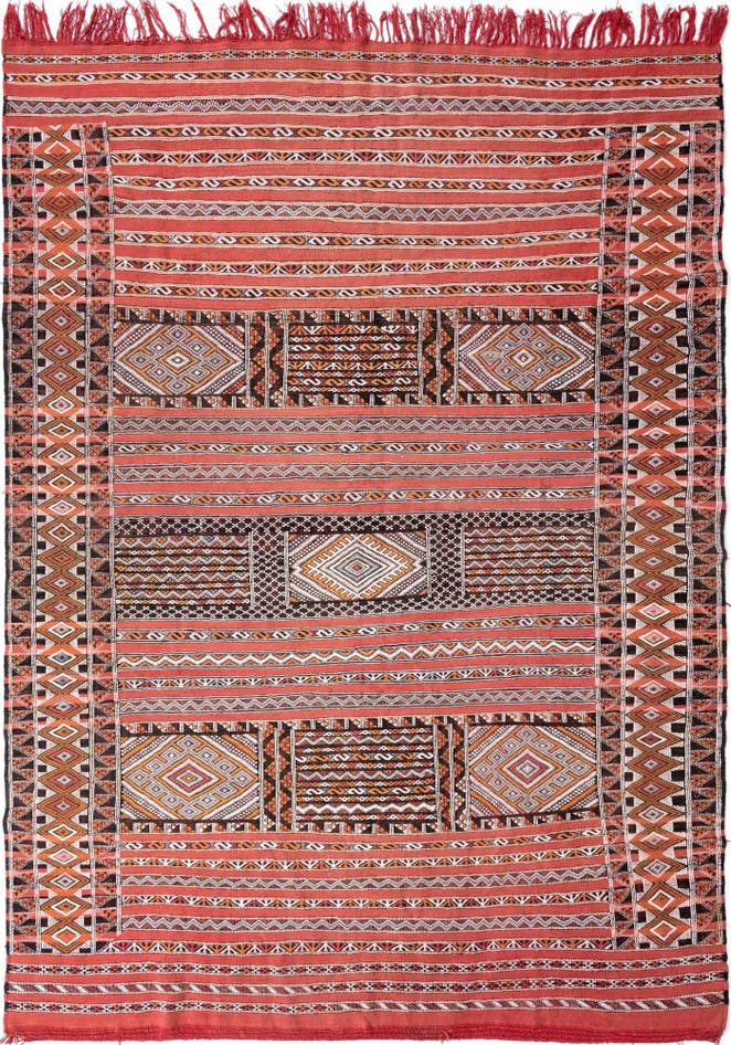Detail image of 6' 11 x 9' 5 Zemour Kilim Rug