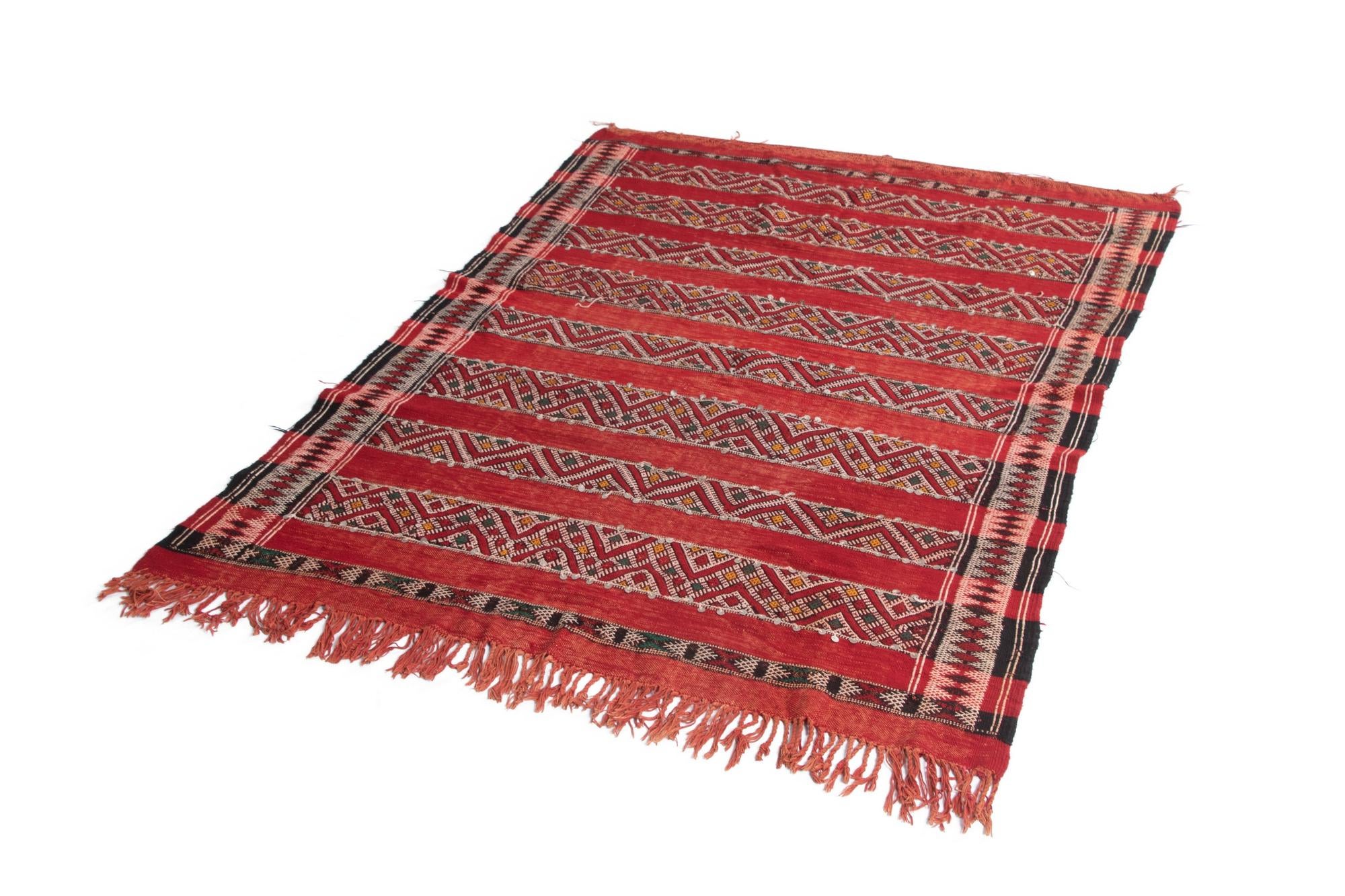 4' 7 x 6' 8 Zemour Kilim Rug