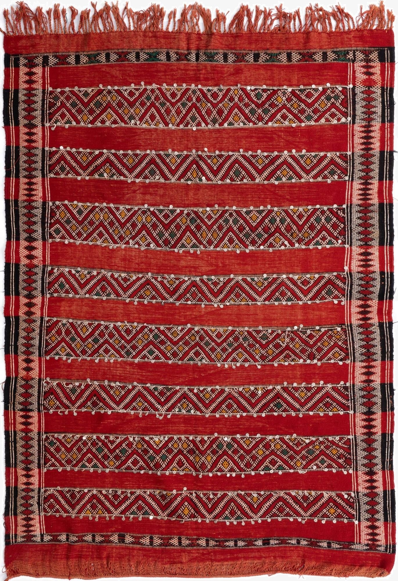 4' 7 x 6' 8 Zemour Kilim Rug