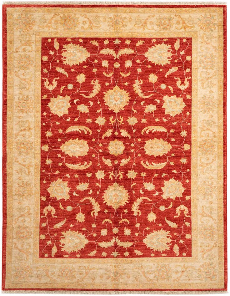 Detail image of 5' 8 x 7' 9 Ziegler Wool Rug