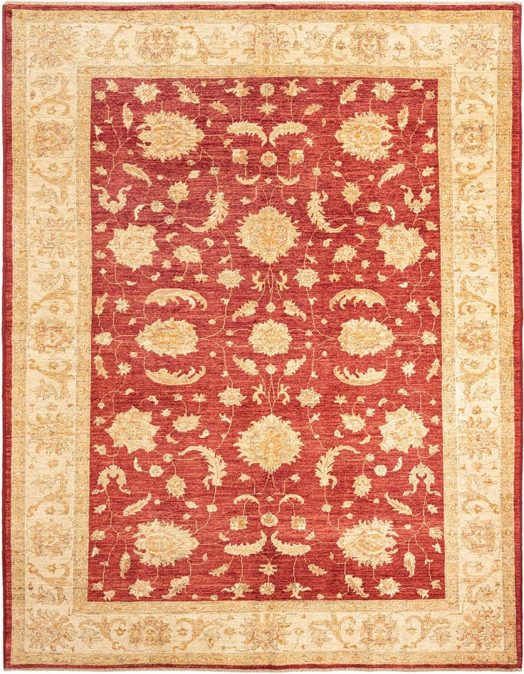 Detail image of 6' 8 x 9' 10 Ziegler Wool Rug