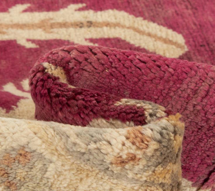 Detail image of 5' 3 x 7' 5 Hand Knotted Ziegler Wool Rug