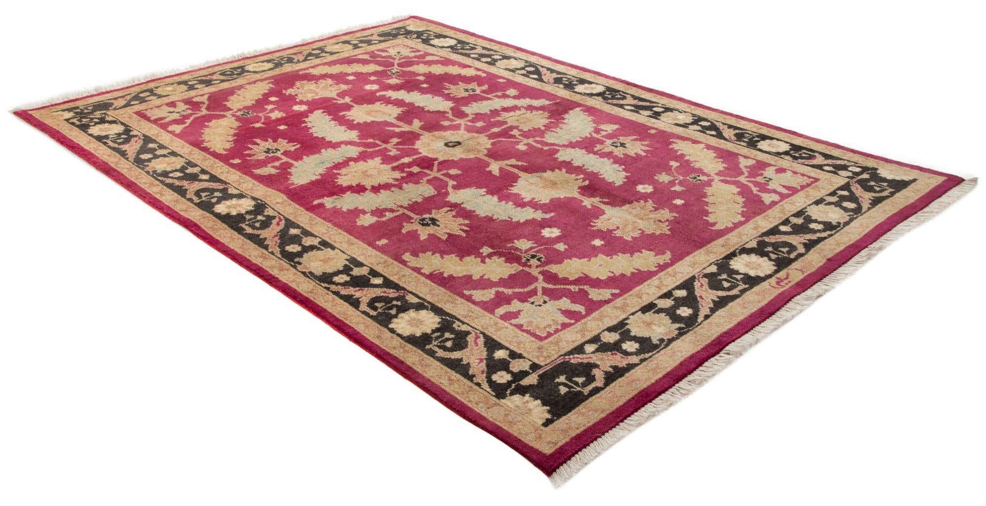 5' 3 x 7' 3 Hand Knotted Ziegler Wool Rug