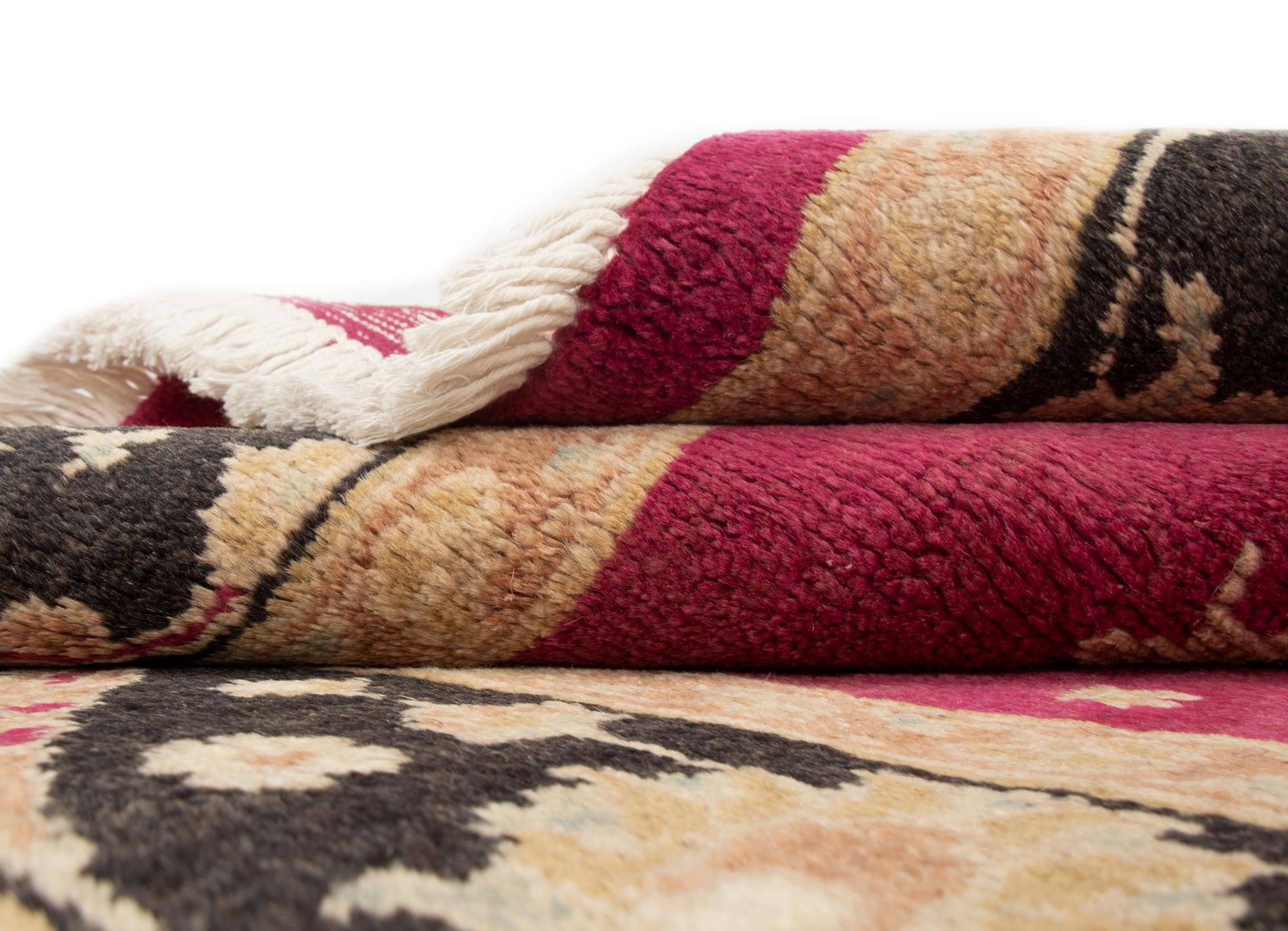 5' 3 x 7' 3 Hand Knotted Ziegler Wool Rug