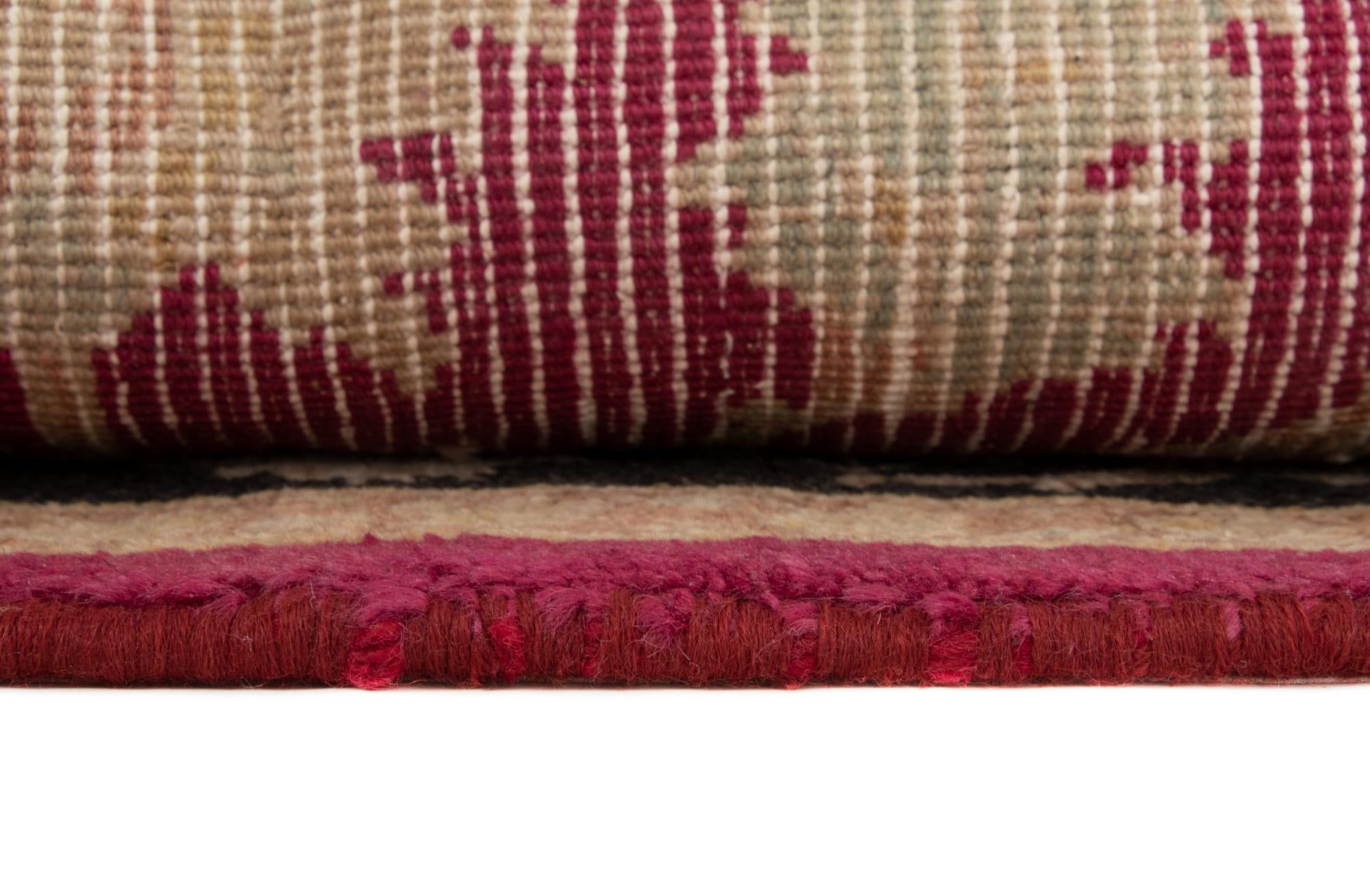 5' 3 x 7' 3 Hand Knotted Ziegler Wool Rug