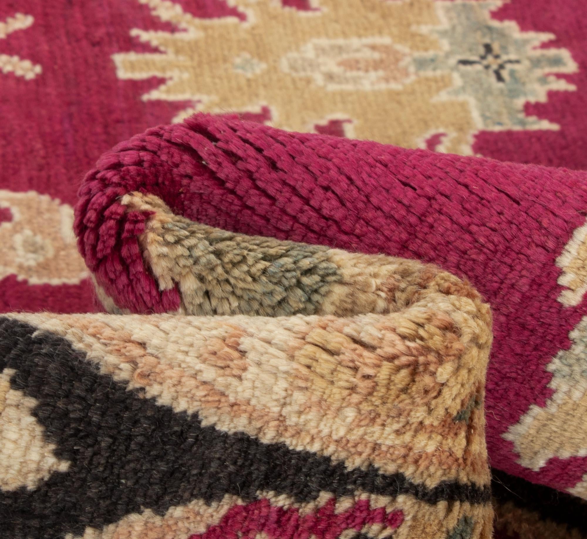 5' 3 x 7' 9 Hand Knotted Ziegler Wool Rug