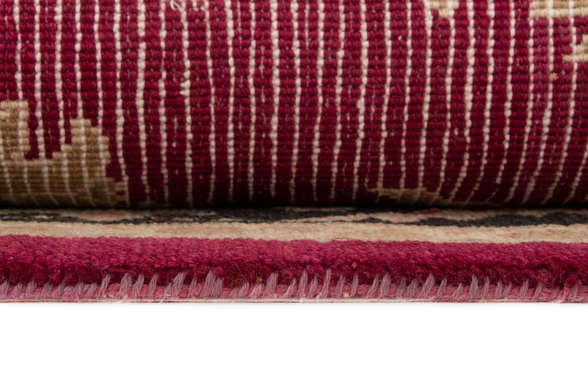 5' 3 x 7' 9 Hand Knotted Ziegler Wool Rug