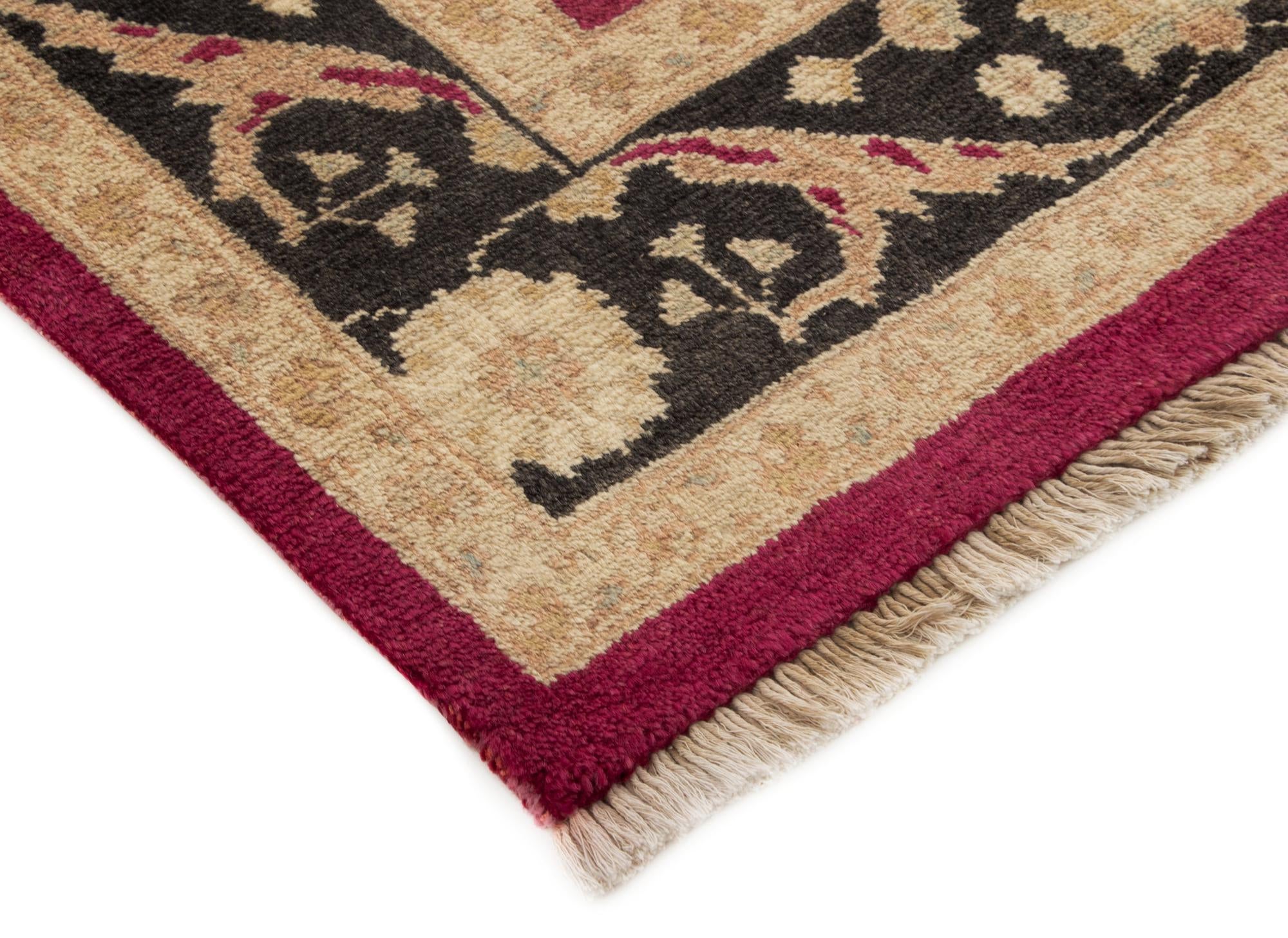 5' 3 x 7' 9 Hand Knotted Ziegler Wool Rug