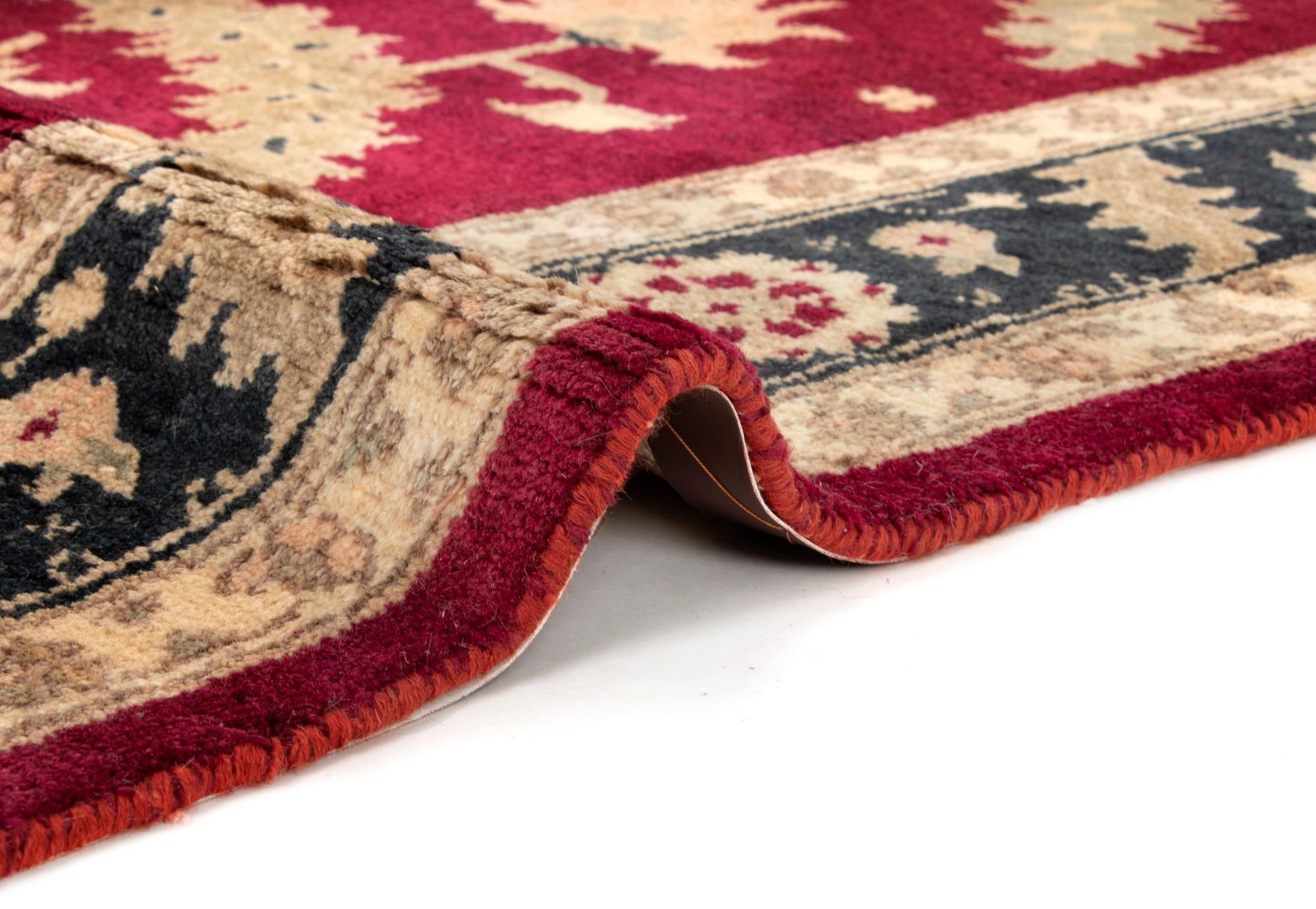 5' 1 x 7' 3 Hand Knotted Ziegler Wool Rug