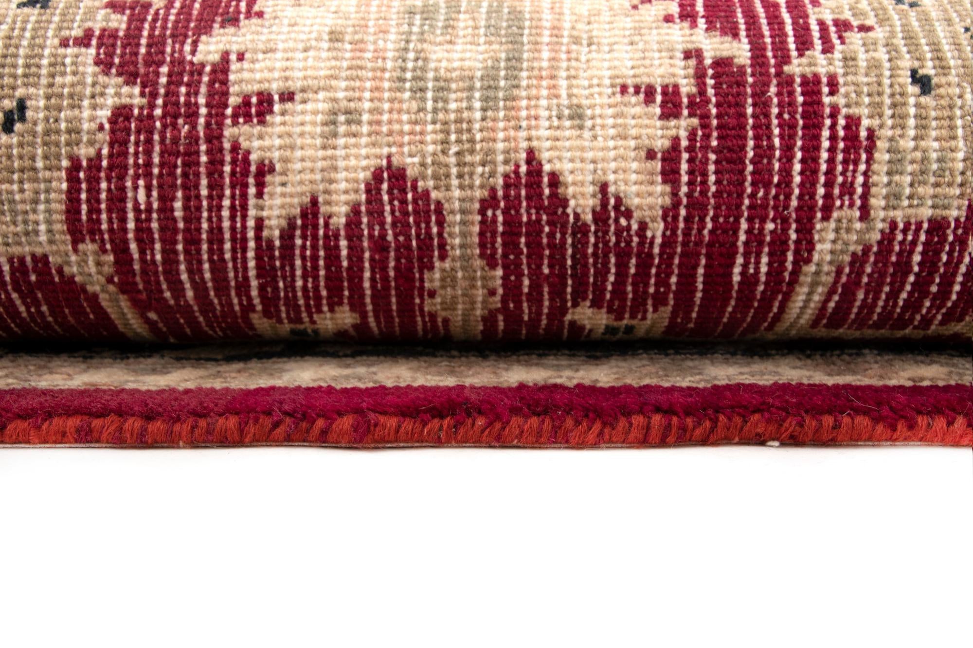5' 1 x 7' 3 Hand Knotted Ziegler Wool Rug