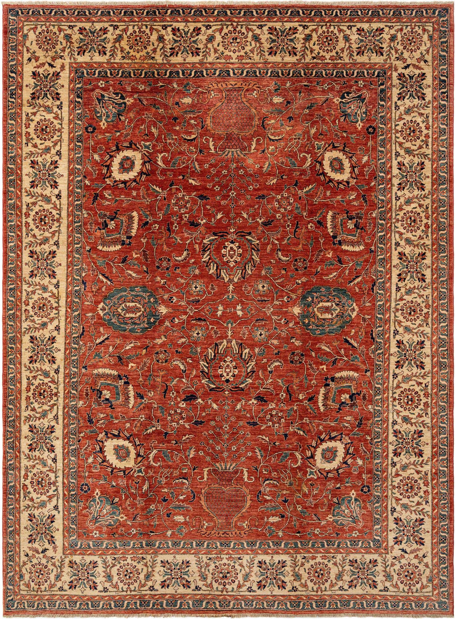 8' 1 x 11' 1 Hand Knotted Ziegler Rug