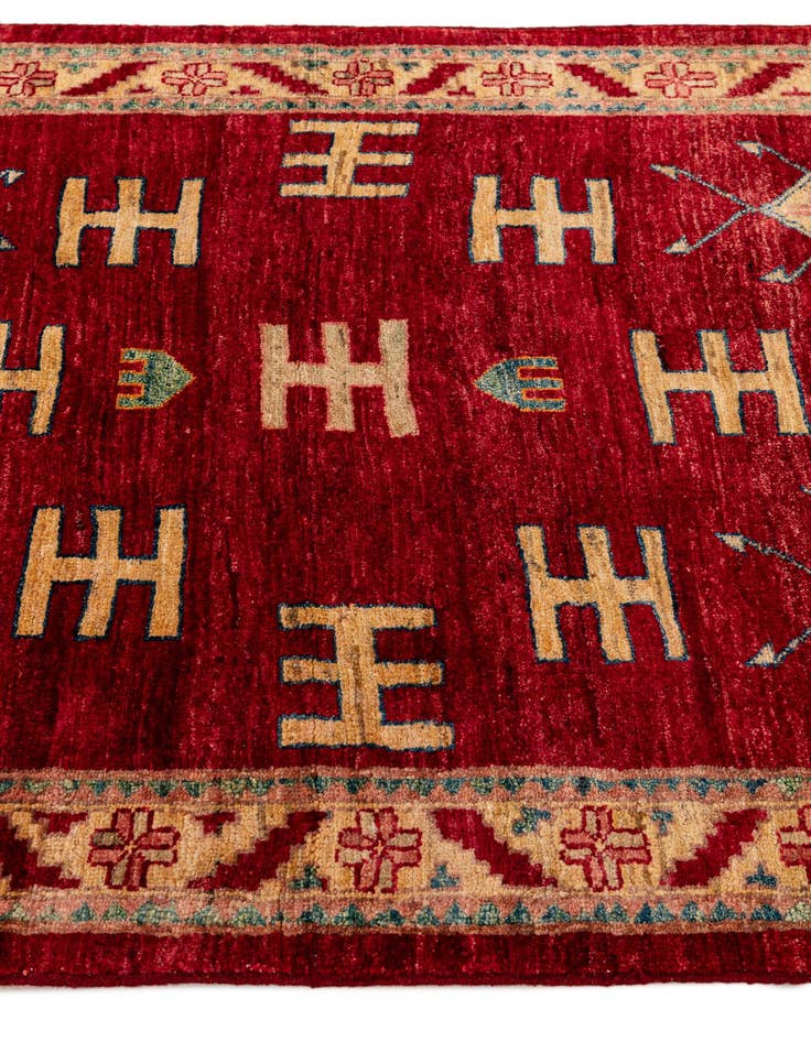 Detail image of 3' 3 x 5' 2  Hand Knotted Ziegler Wool Rug