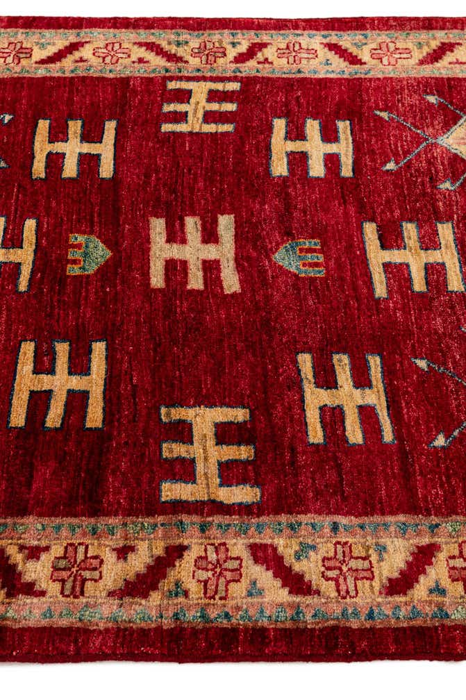 3' 3 x 5' 2 Hand Knotted Ziegler Wool Rug