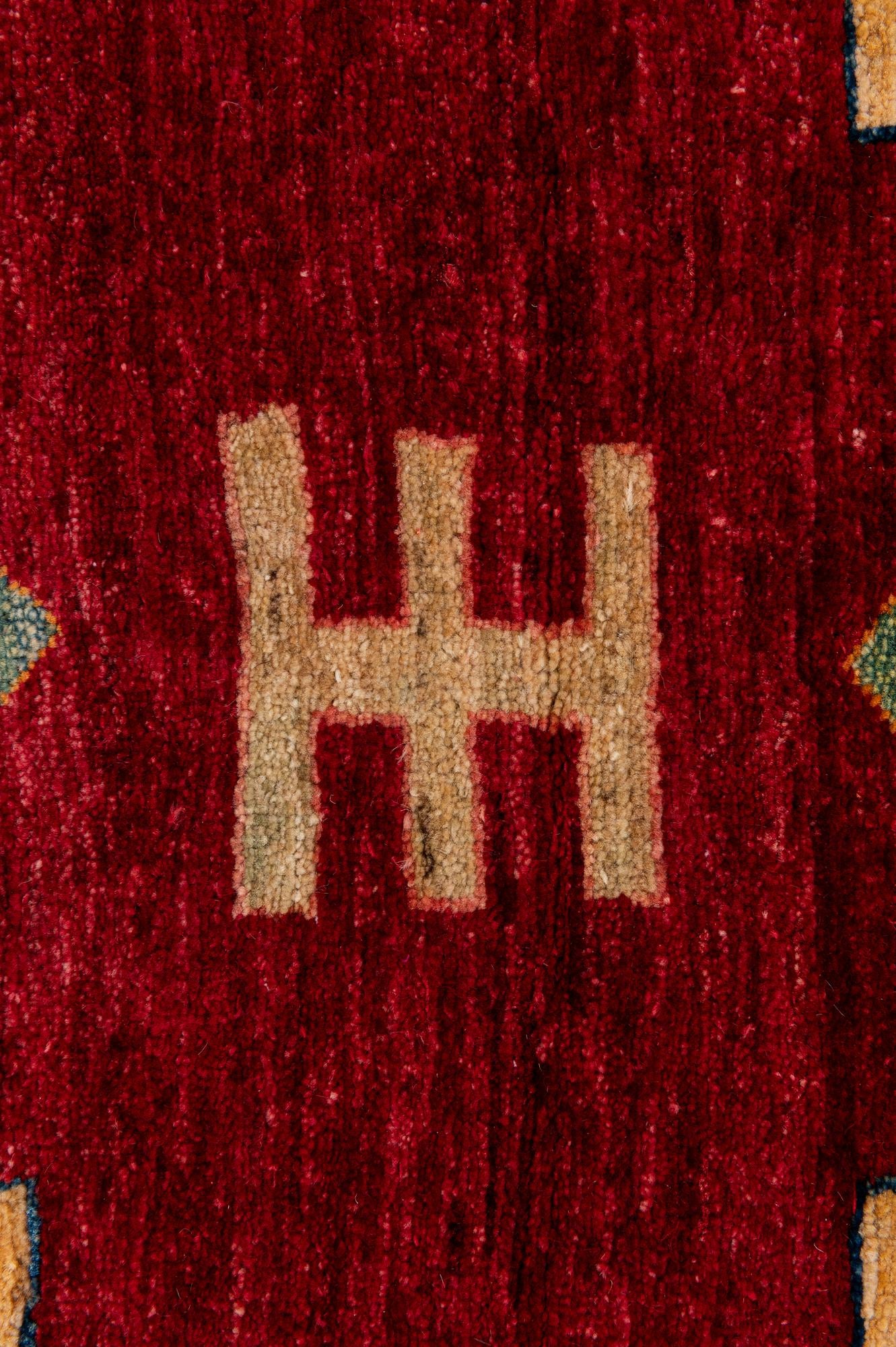 3' 3 x 5' 2 Hand Knotted Ziegler Wool Rug
