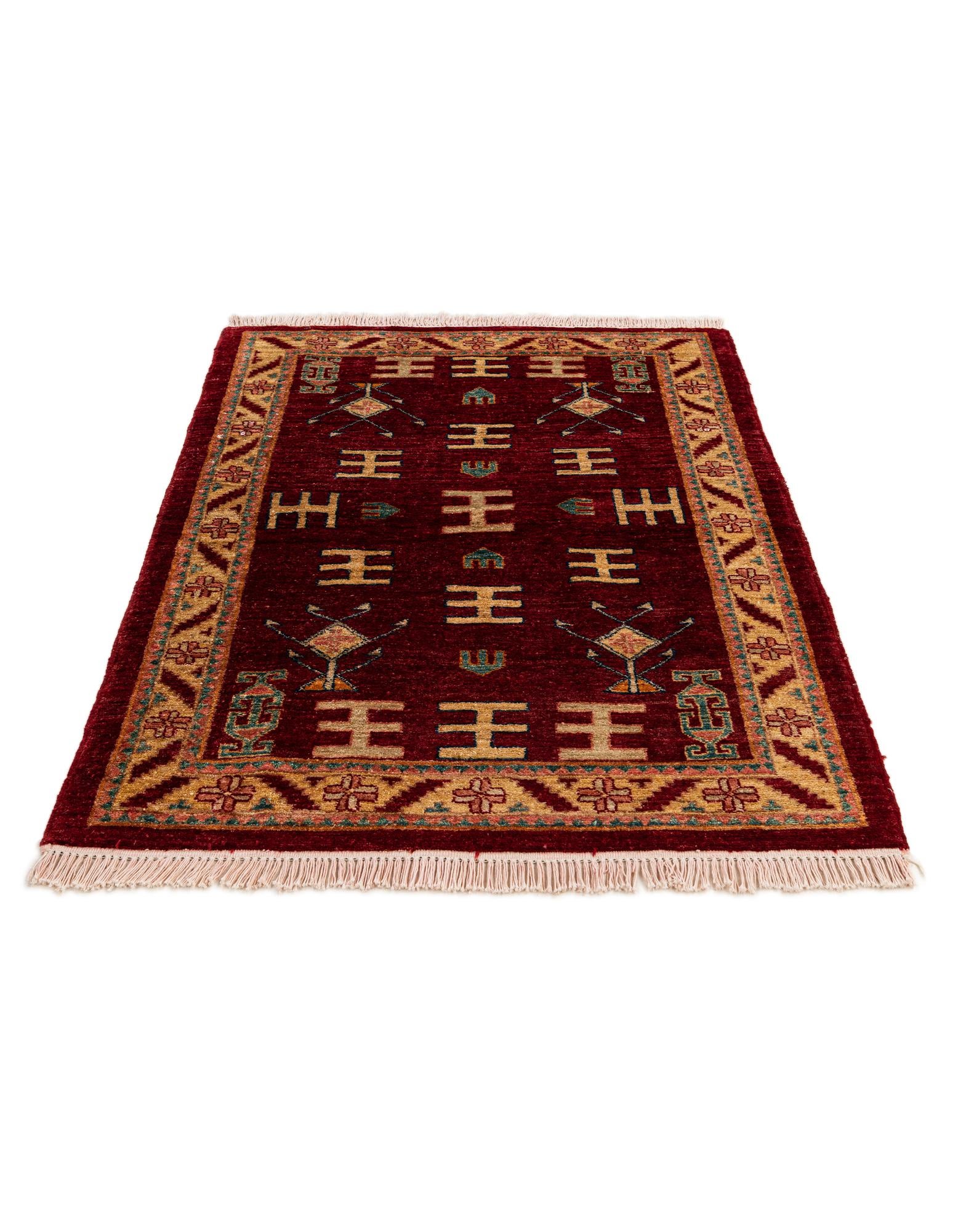 3' 3 x 4' 7 Hand Knotted Ziegler Wool Rug