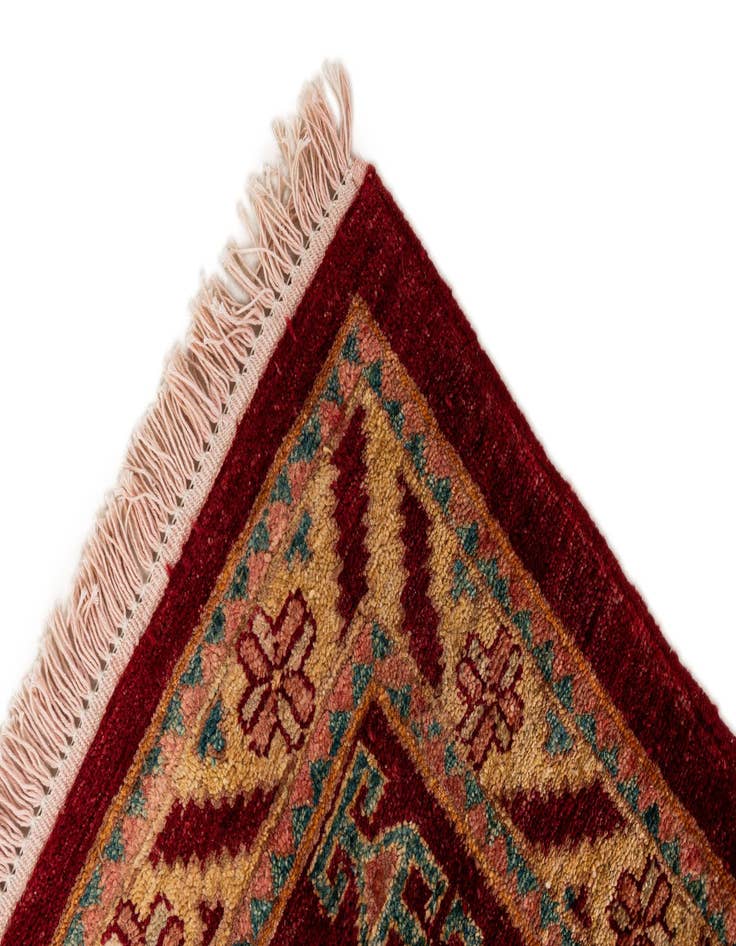 Detail image of 3' 3 x 4' 7  Hand Knotted Ziegler Wool Rug