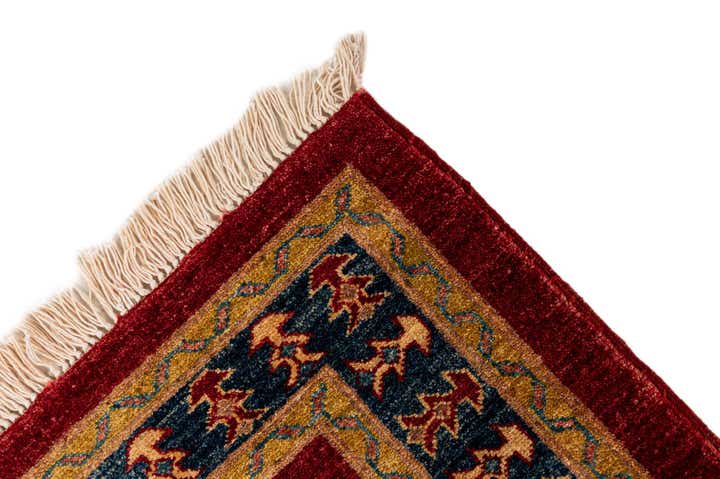 3' 5 x 4' 10 Hand Knotted Ziegler Wool Rug