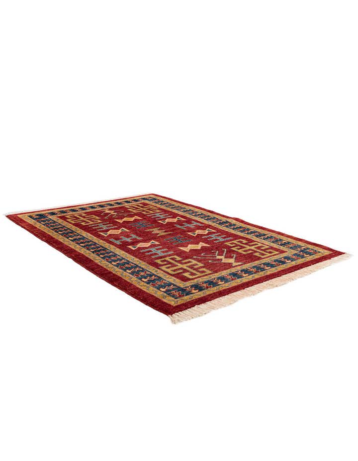 3' 5 x 4' 10 Hand Knotted Ziegler Wool Rug
