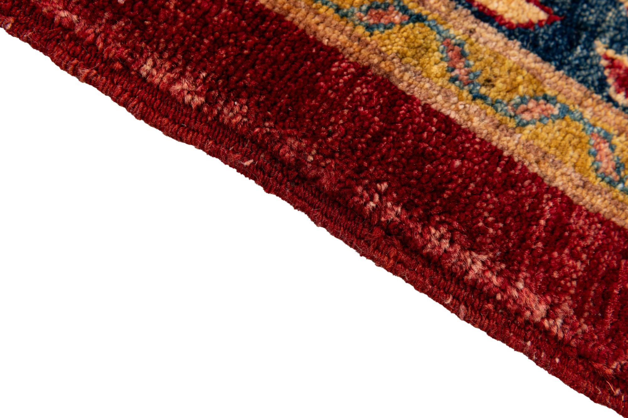3' 5 x 4' 10 Hand Knotted Ziegler Wool Rug