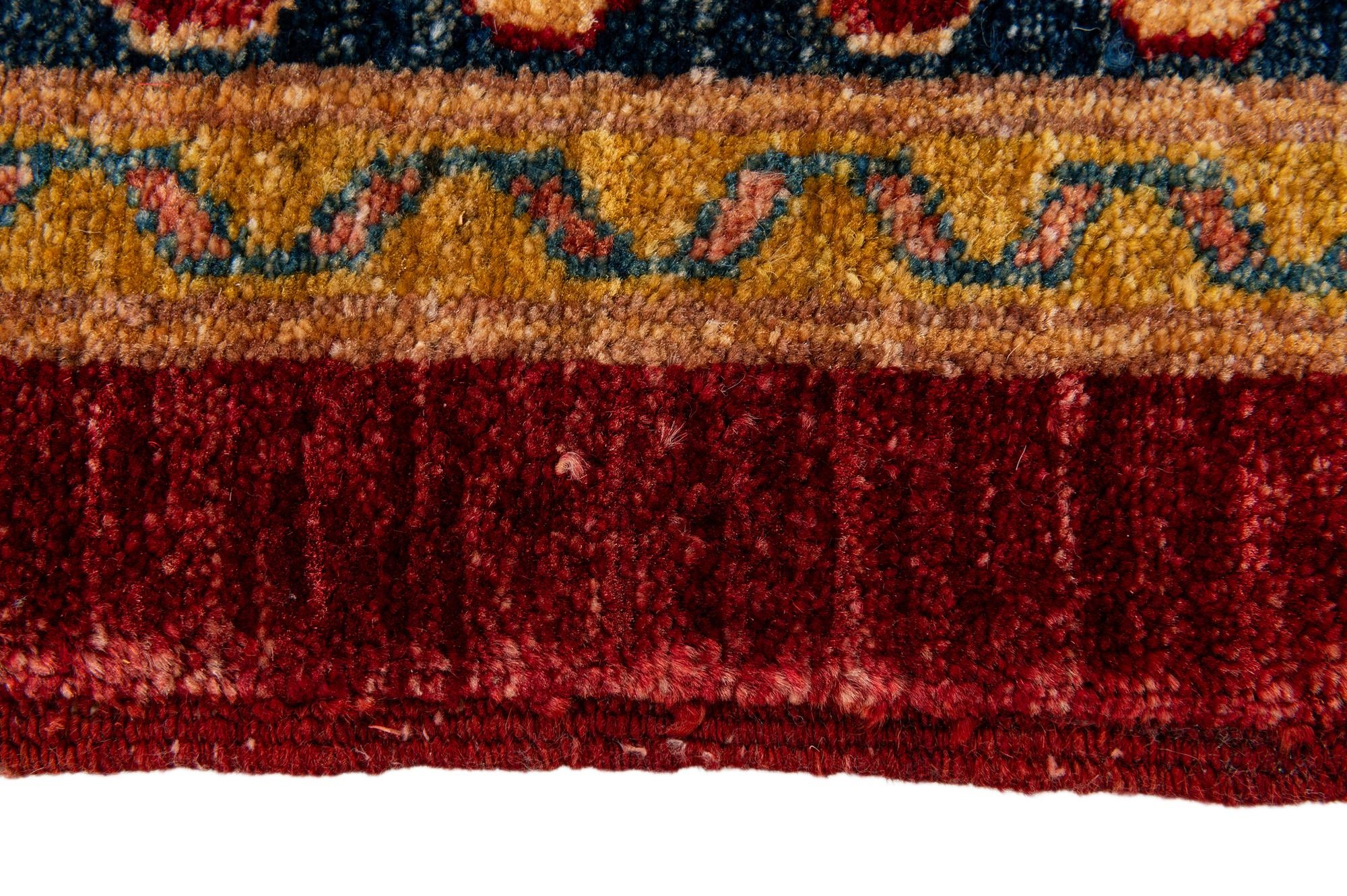 3' 5 x 4' 10 Hand Knotted Ziegler Wool Rug