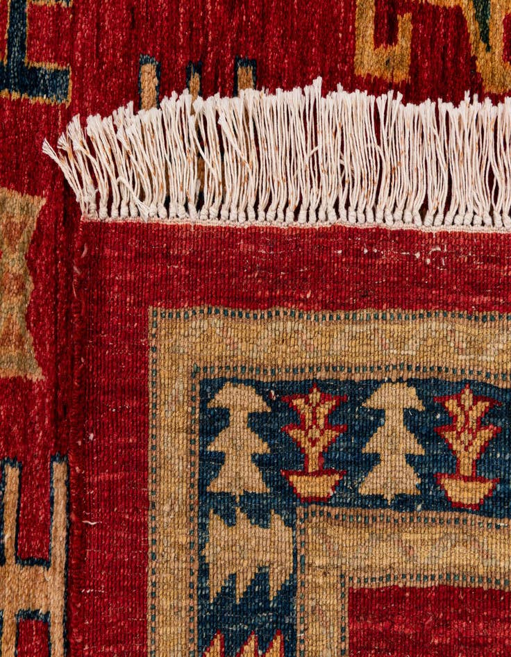 Detail image of 3' 4 x 4' 10  Hand Knotted Ziegler Wool Rug