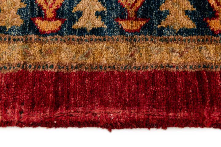 3' 4 x 4' 10 Hand Knotted Ziegler Wool Rug