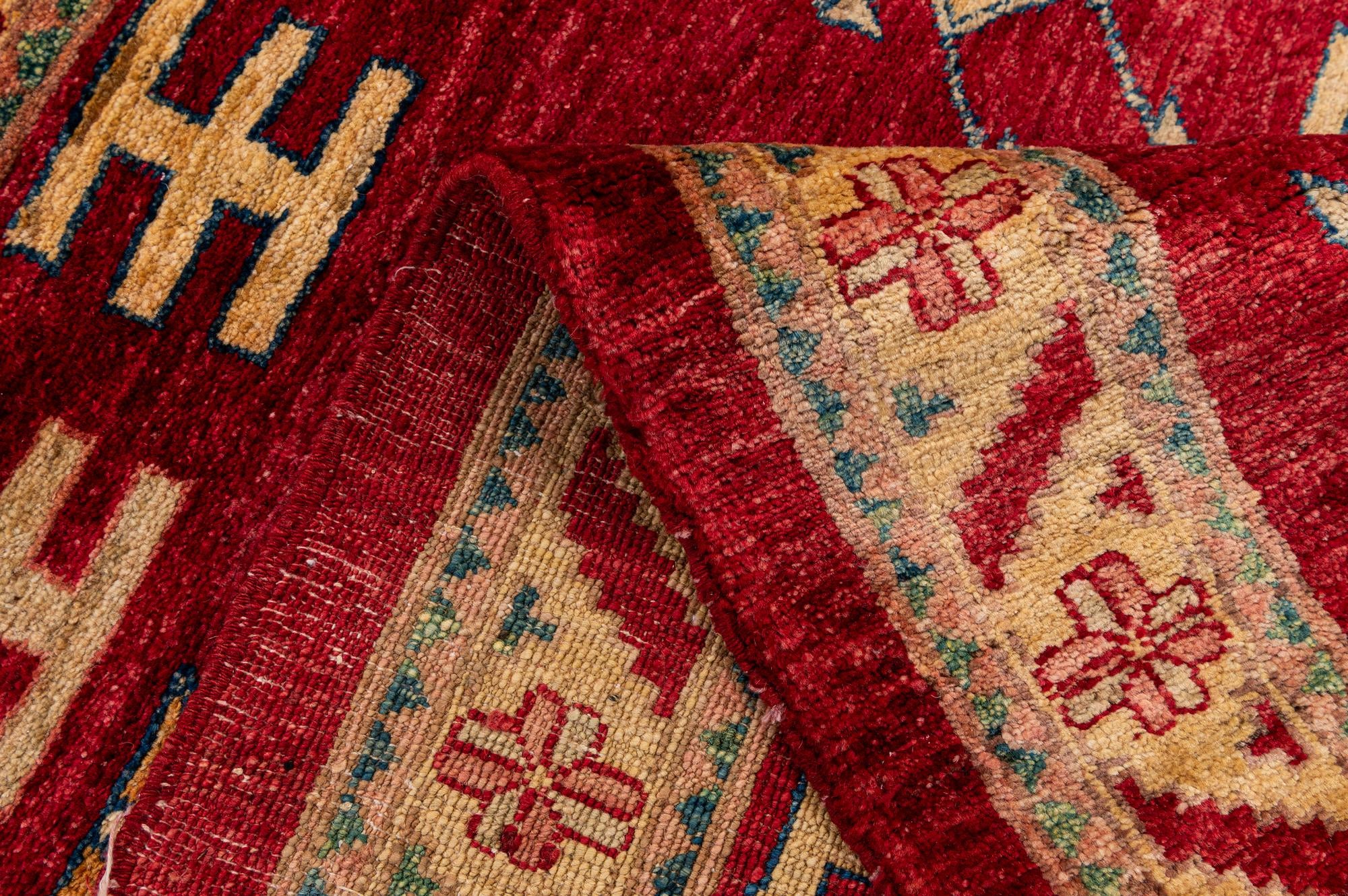 3' 5 x 4' 10 Hand Knotted Ziegler Wool Rug