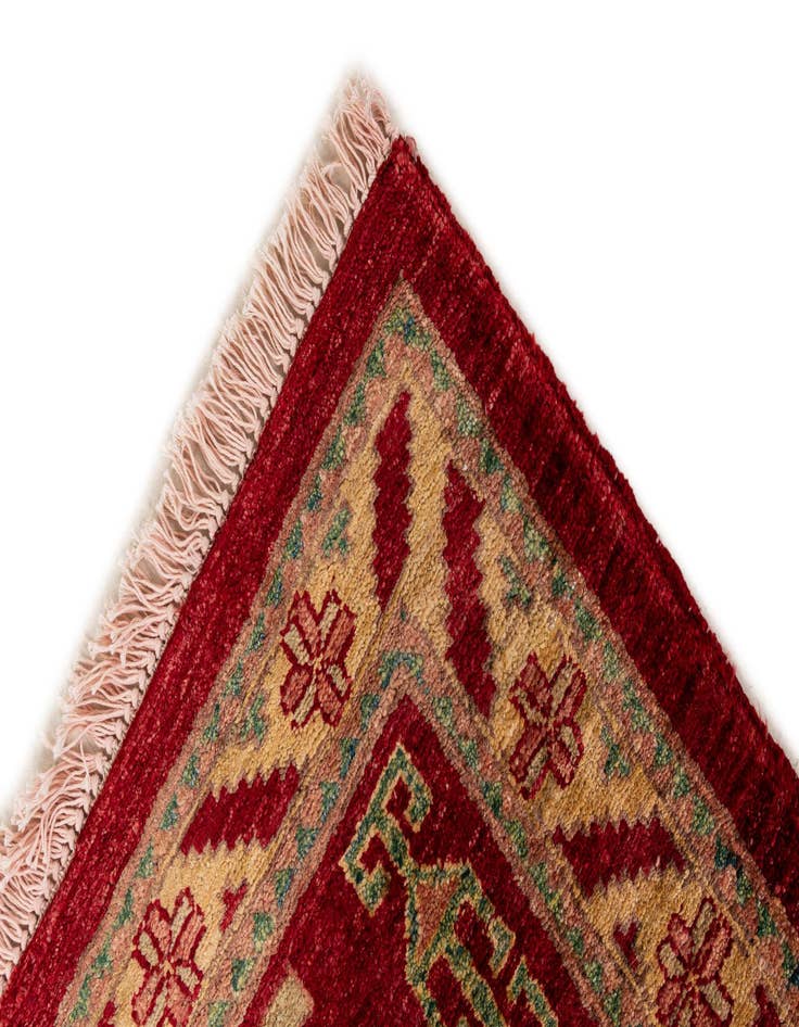 Detail image of 3' 5 x 4' 10  Hand Knotted Ziegler Wool Rug