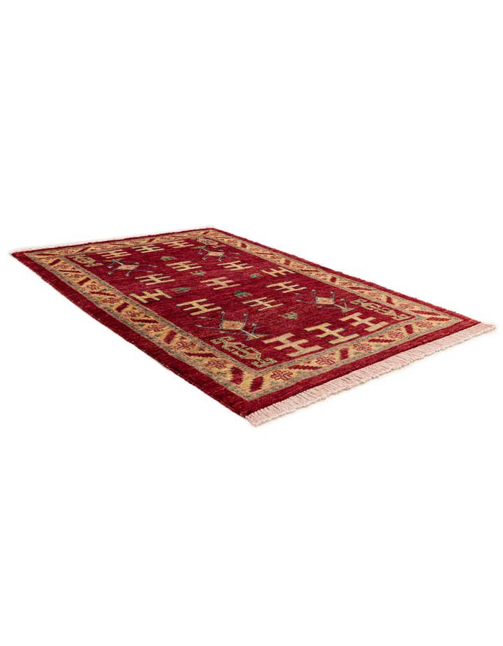 3' 5 x 4' 10 Hand Knotted Ziegler Wool Rug