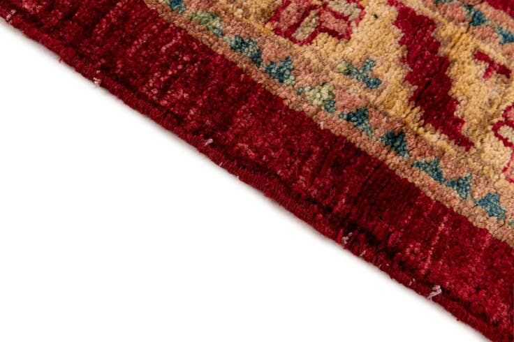 Detail image of 3' 5 x 4' 10 Hand Knotted Ziegler Wool Rug