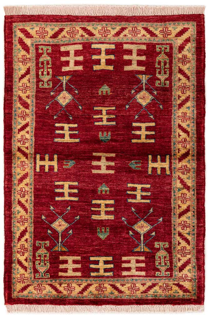 3' 5 x 4' 10 Hand Knotted Ziegler Wool Rug