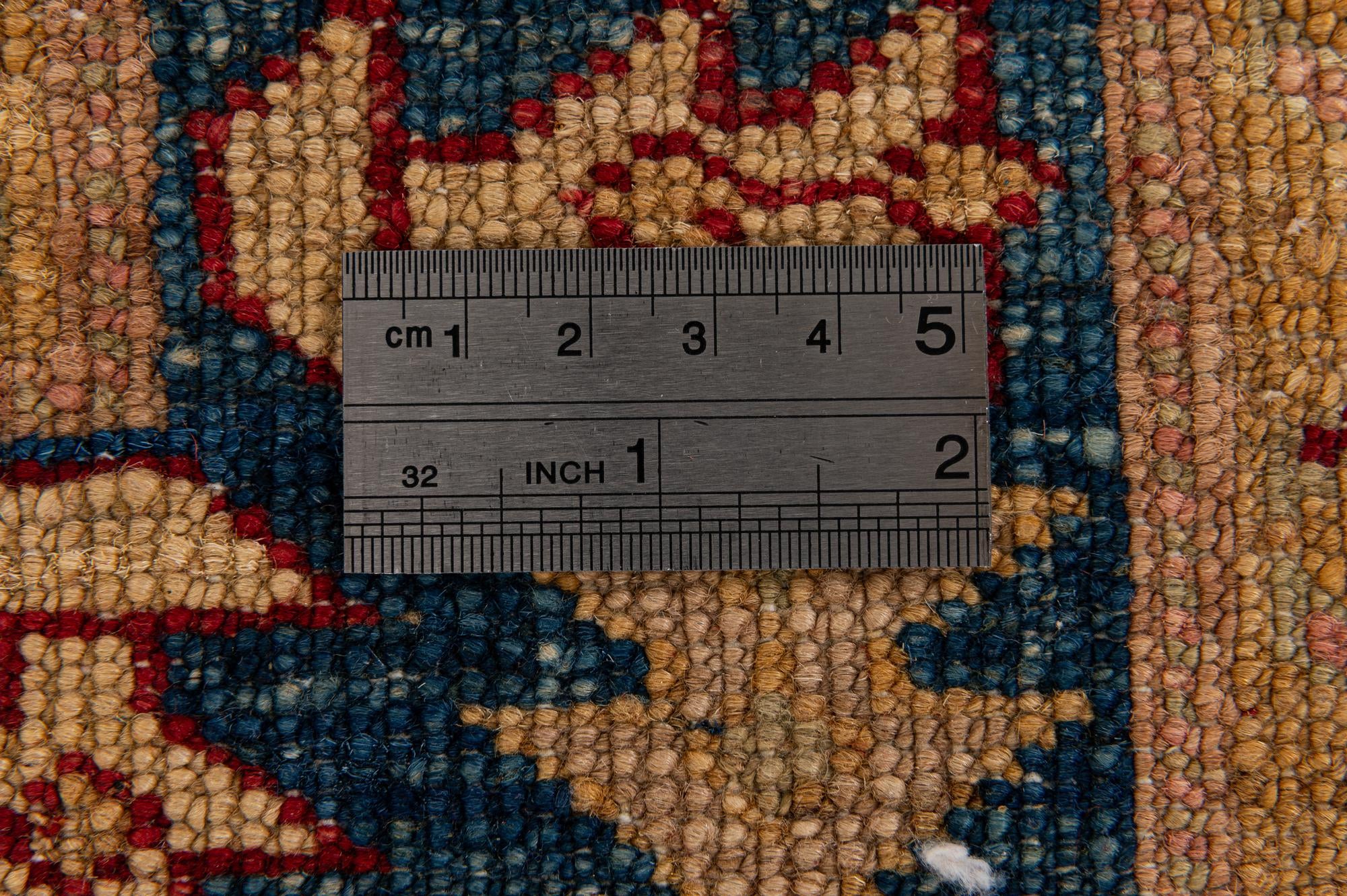 3' 5 x 5' 1 Hand Knotted Ziegler Wool Rug