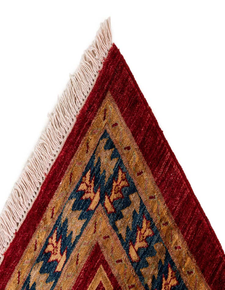 Detail image of 3' 5 x 5' 1  Hand Knotted Ziegler Wool Rug