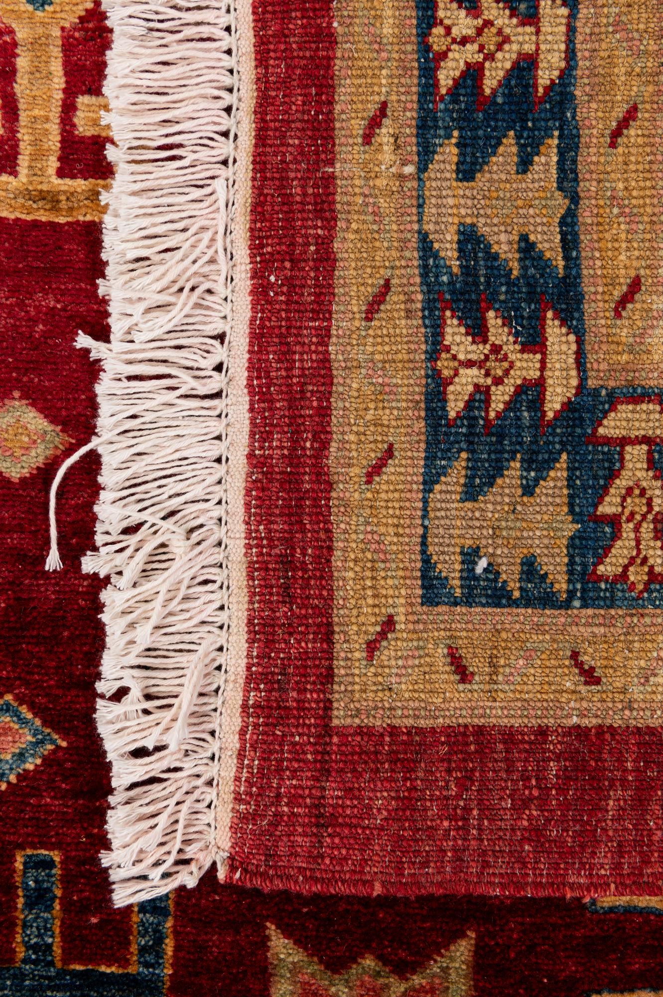 3' 5 x 5' 1 Hand Knotted Ziegler Wool Rug