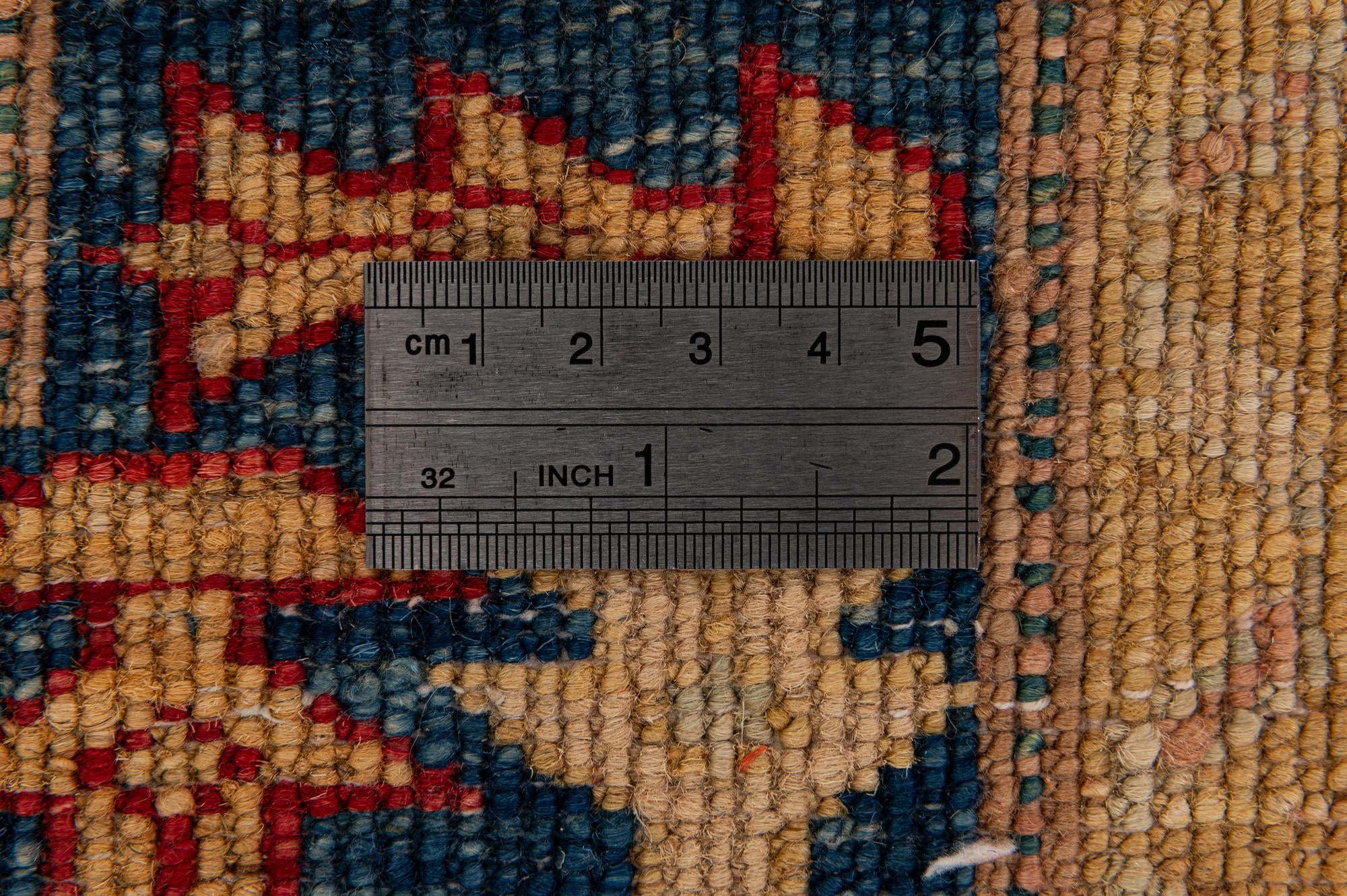 3' 4 x 4' 8 Hand Knotted Ziegler Wool Rug