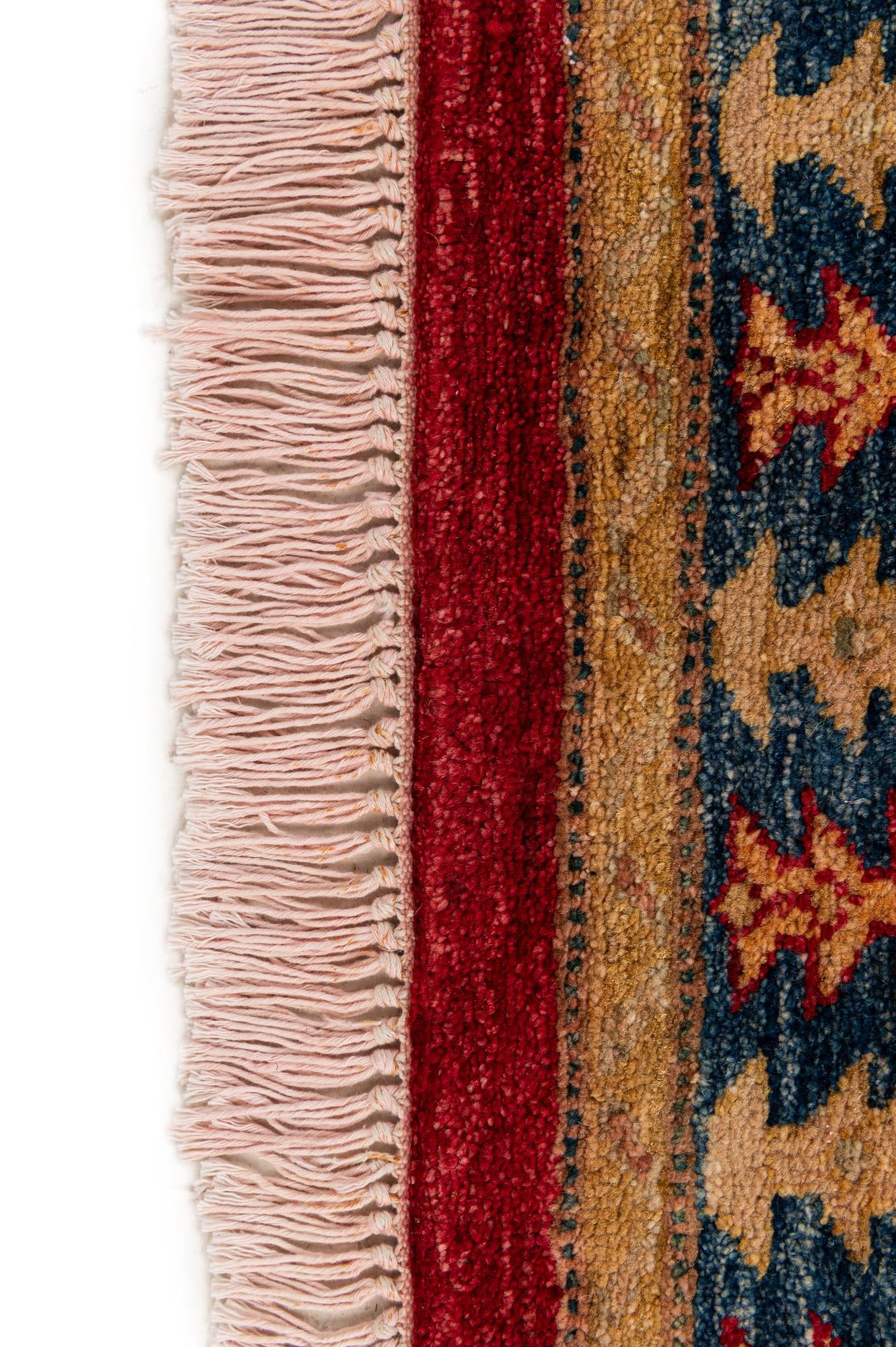 3' 4 x 4' 8 Hand Knotted Ziegler Wool Rug