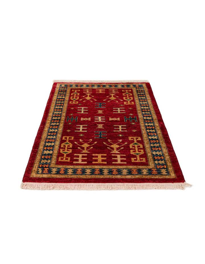 3' 3 x 4' 8 Hand Knotted Ziegler Wool Rug