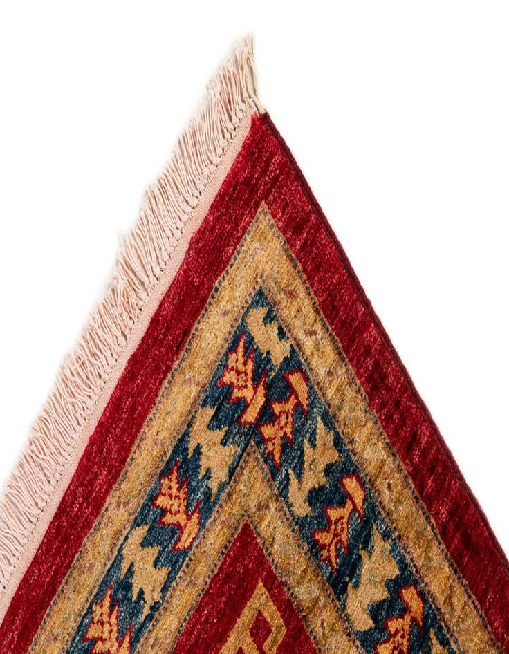 Detail image of 3' 3 x 4' 8  Hand Knotted Ziegler Wool Rug