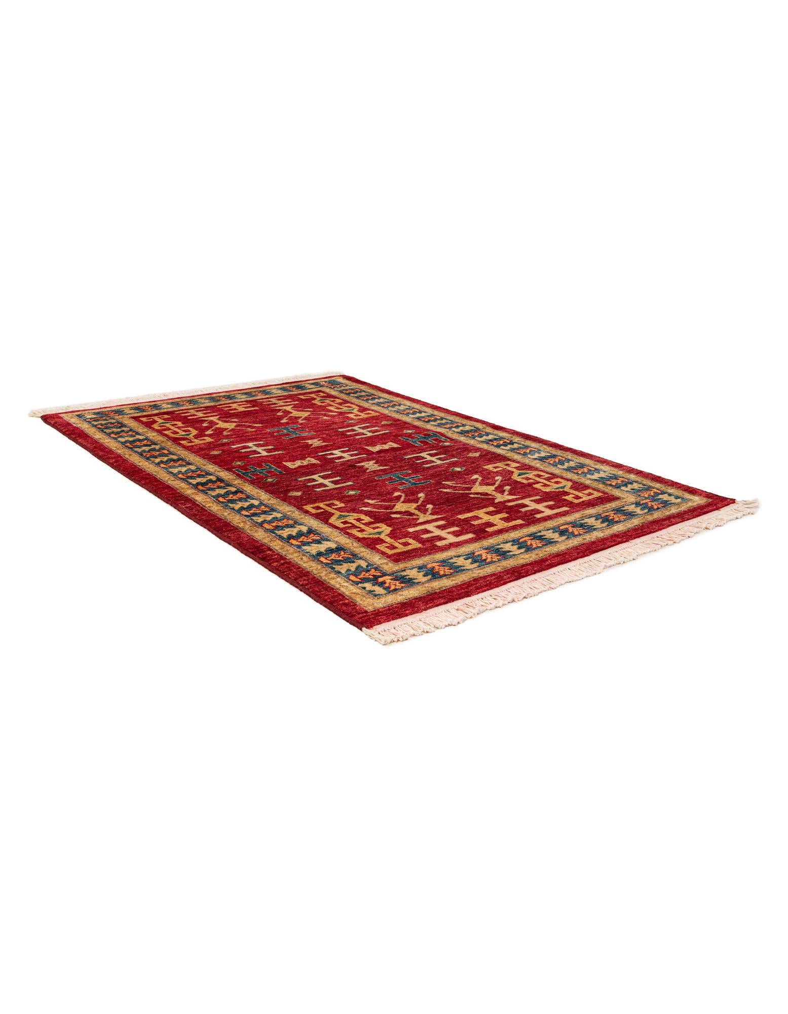 3' 3 x 4' 8 Hand Knotted Ziegler Wool Rug