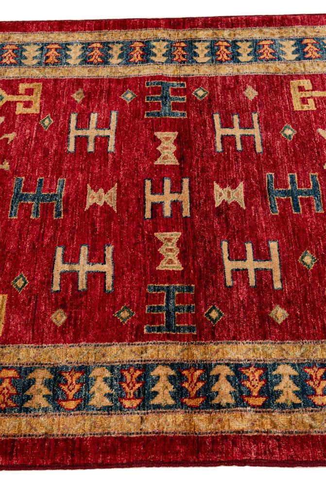 3' 3 x 4' 8 Hand Knotted Ziegler Wool Rug