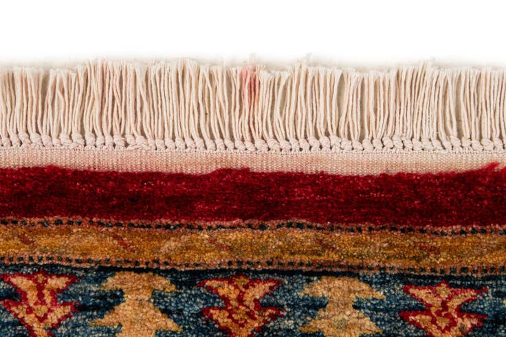 Detail image of 3' 3 x 4' 8 Hand Knotted Ziegler Wool Rug