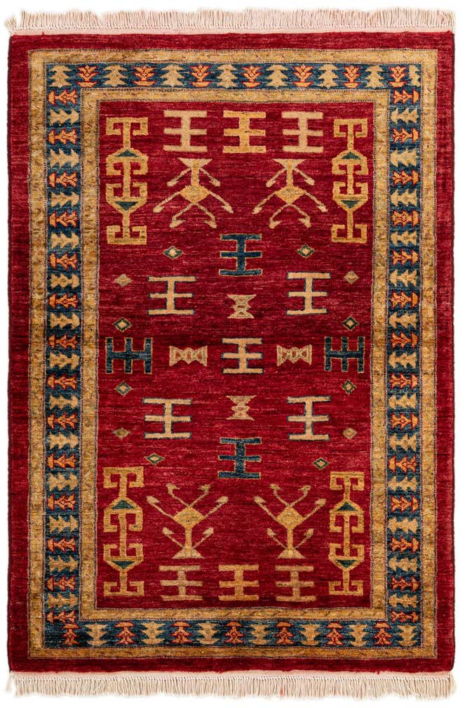 3' 3 x 4' 8 Hand Knotted Ziegler Wool Rug
