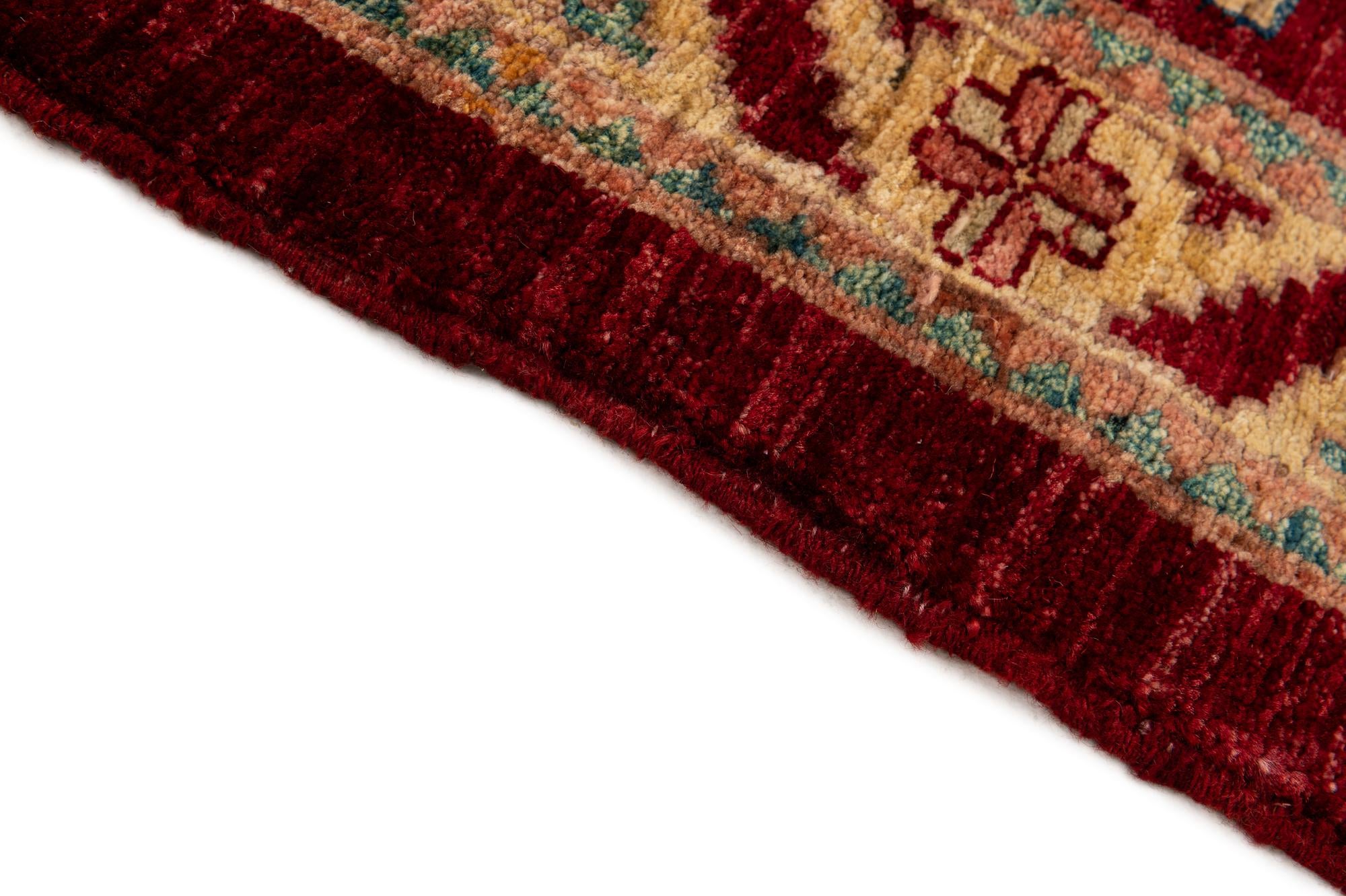 3' 5 x 5' 6 Hand Knotted Ziegler Wool Rug