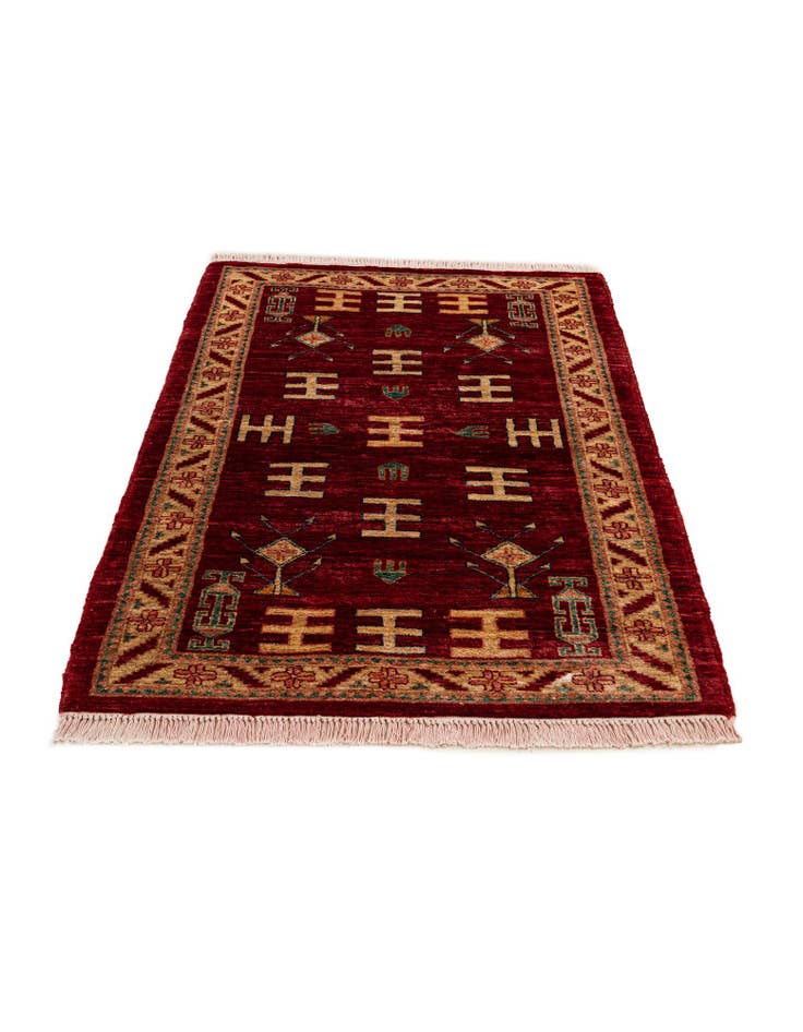 Detail image of 3' 3 x 5' 1 Hand Knotted Ziegler Wool Rug