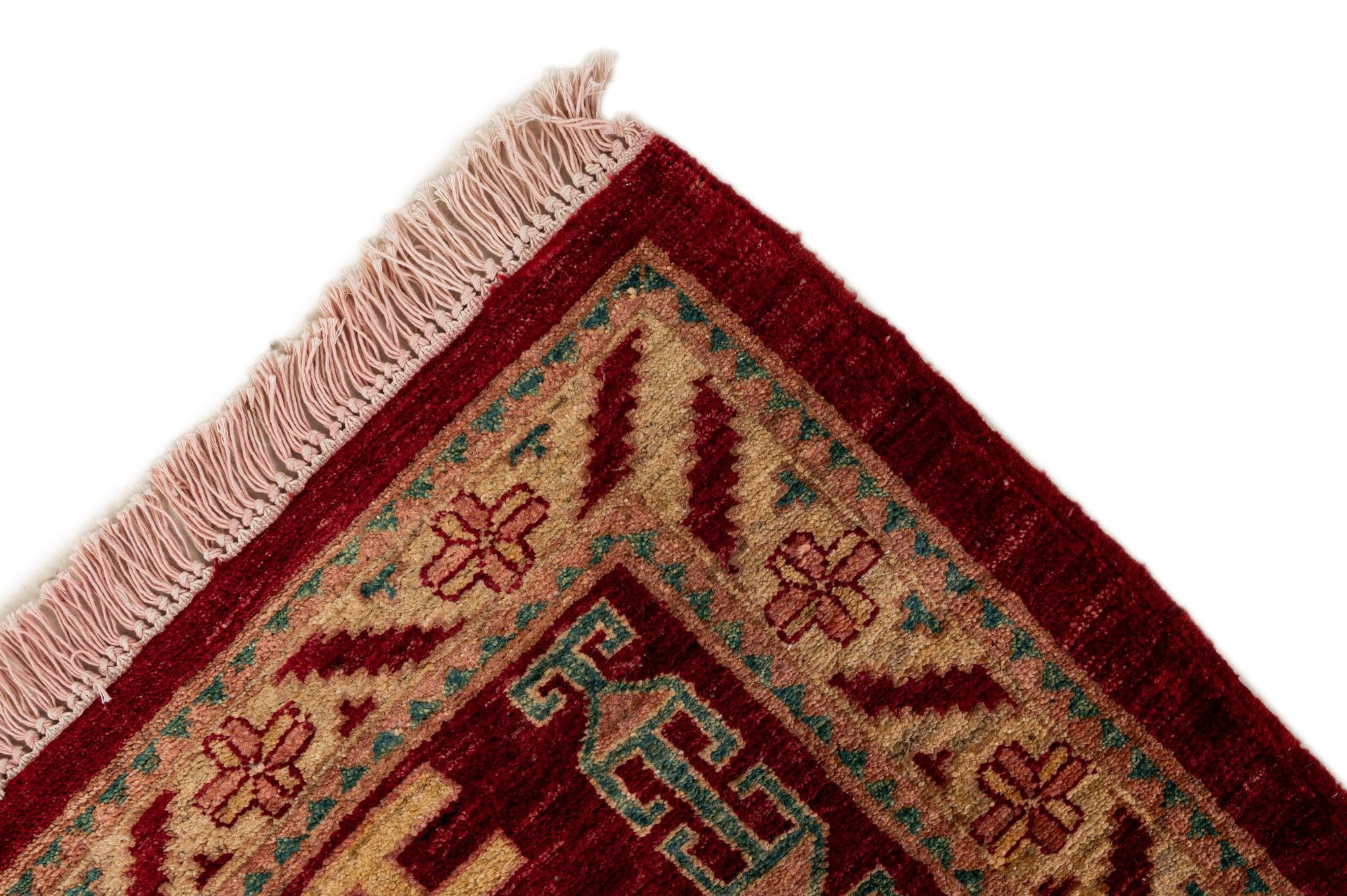 3' 3 x 5' 1 Hand Knotted Ziegler Wool Rug
