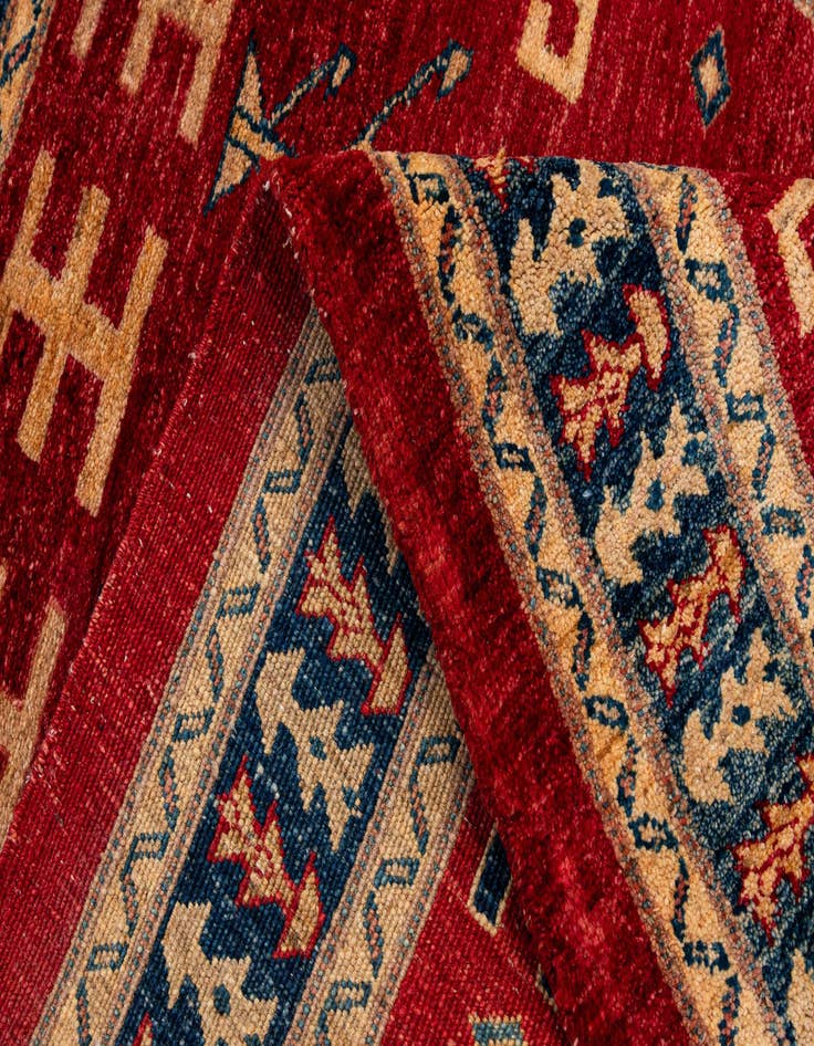 Detail image of 3' 5 x 4' 10  Hand Knotted Ziegler Wool Rug