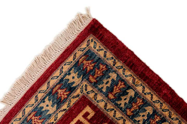 3' 5 x 4' 10 Hand Knotted Ziegler Wool Rug